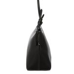 Bolsa-Celine-Couro-Preto-e-Metal-Prateado