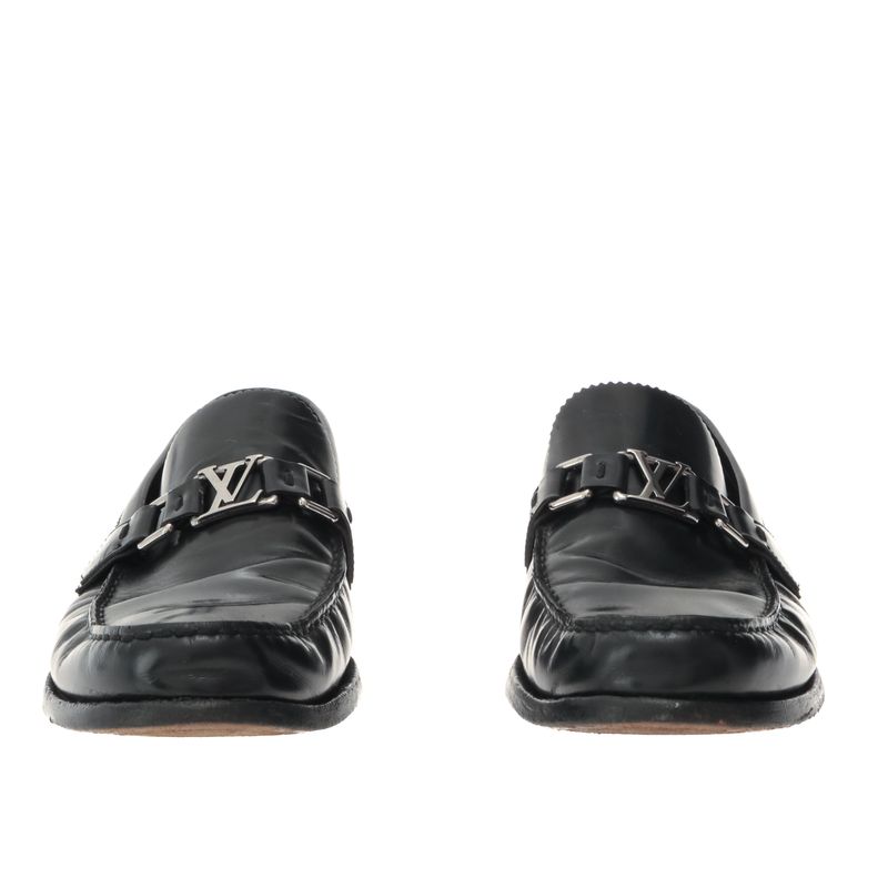 Mocassim-Louis-Vuitton-Couro-Escovado-Preto