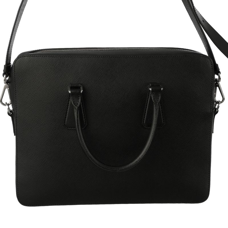Pasta-Prada-Couro-Saffiano-Preto