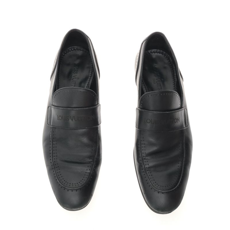 Mocassim-Louis-Vuitton-Couro-Preto