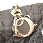Bolsa-Christian-Dior-Cannage-Tecido-Grafite