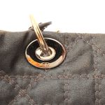 Bolsa-Christian-Dior-Cannage-Tecido-Grafite