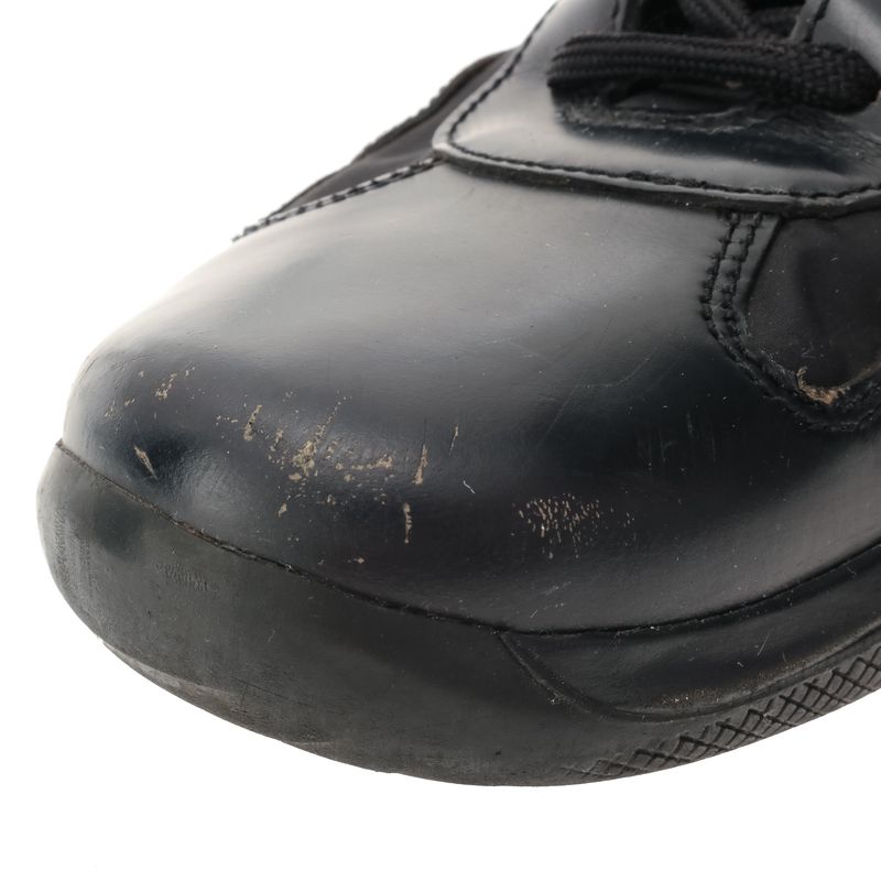 Tenis-Prada-Couro-e-Nylon-Preto