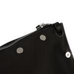 Bolsa-Celine-Couro-Preto-e-Metal-Prateado