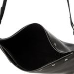 Bolsa-Celine-Couro-Preto-e-Metal-Prateado
