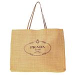 Bolsa-Prada-Raffia-Logo-Beach-Tote