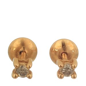 Brinco Jack Vartanian Baby Ouro Rosê e Diamante