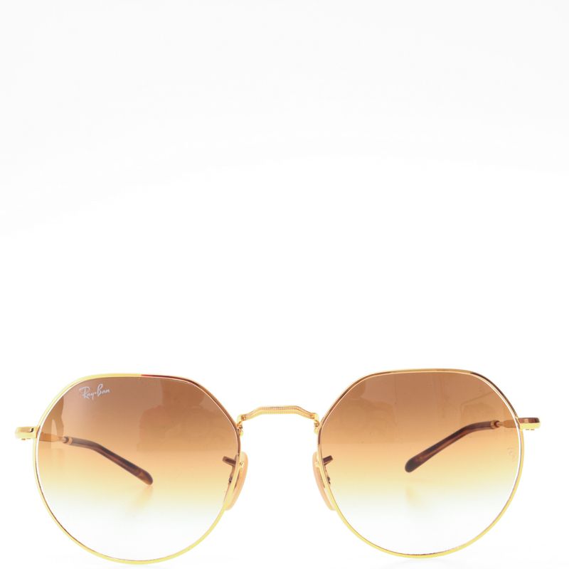 Oculos-Ray-Ban-Jack-Marrom-e-Dourado