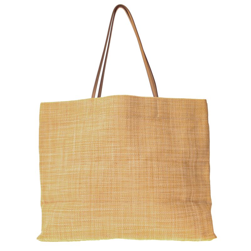 Bolsa-Prada-Raffia-Logo-Beach-Tote