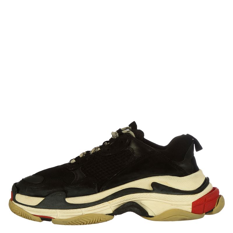 Tenis-Balenciaga-Triple-S-Preto-Branco-e-Vermelho