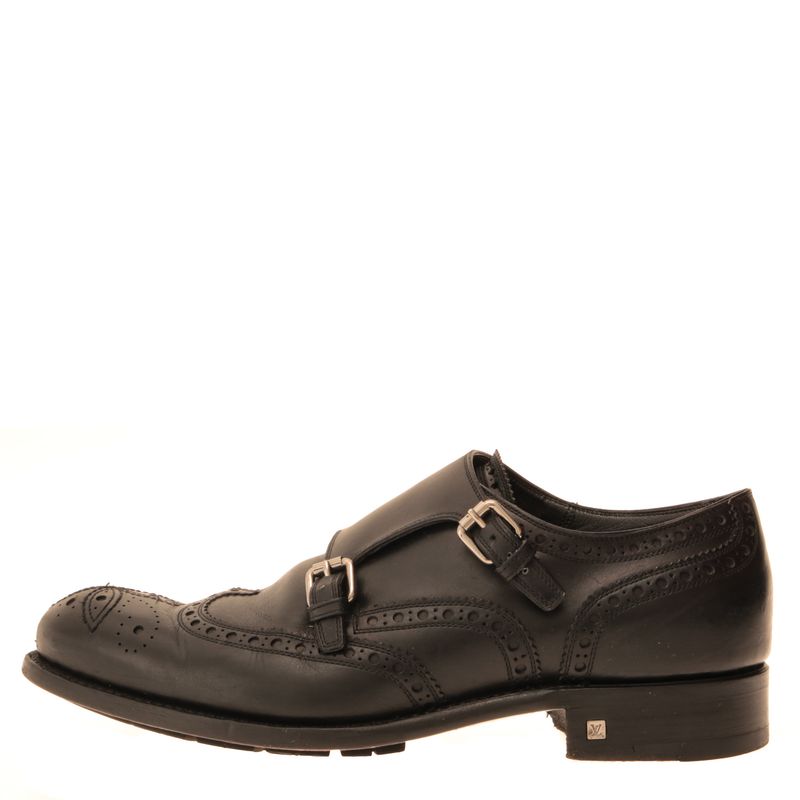 Sapato-Social-Louis-Vuitton-Recortes-Couro-Preto
