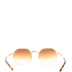 Oculos-Ray-Ban-Jack-Marrom-e-Dourado