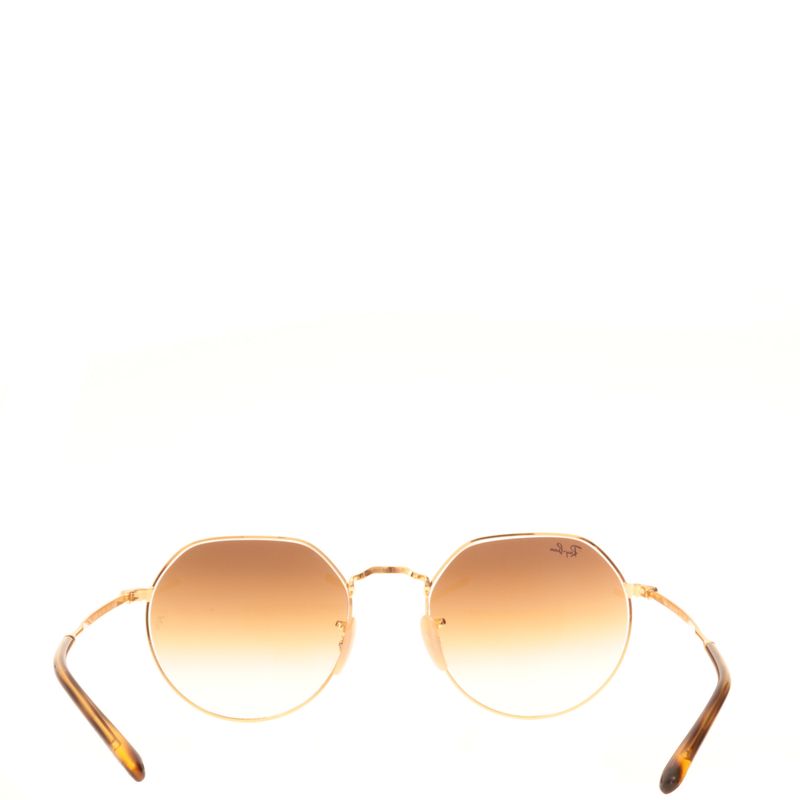 Oculos-Ray-Ban-Jack-Marrom-e-Dourado