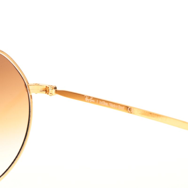 Oculos-Ray-Ban-Jack-Marrom-e-Dourado