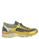 Tenis-Chanel-Tweed-Preto-e-Holografico-Dourado
