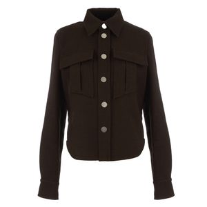 Jaqueta Bottega Veneta Tecido Marrom e Preto