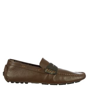 Mocassim Fendi Couro Marrom