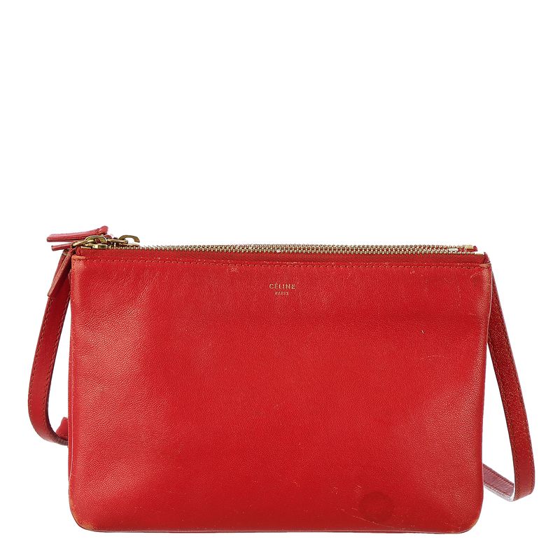 Bolsa-Celine-Trio-Couro-Vermelho