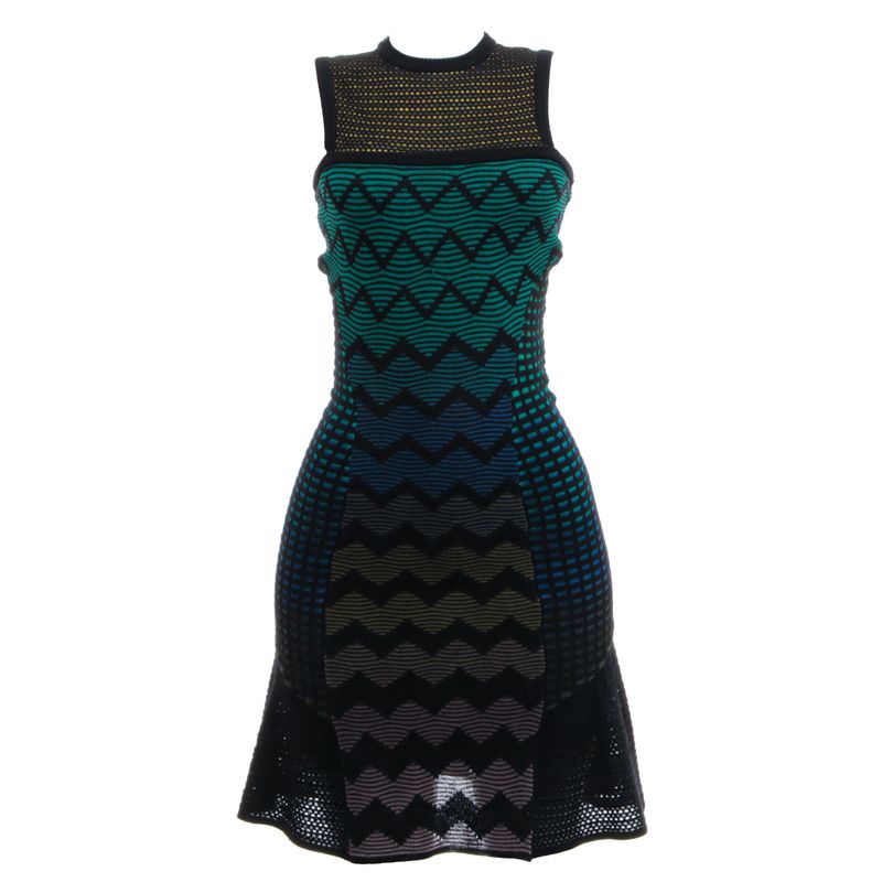 Vestido-Missoni-Trico-Azul-Verde-e-Preto