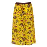Saia-Jean-Paul-Gaultier-Tecido-Etampado-Floral