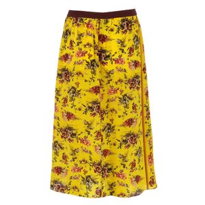 Saia Jean Paul Gaultier Tecido Etampado Floral