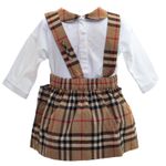 Conjunto-Burberry-Infantil-Body-e-Saia-House-Check