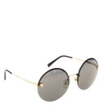Oculos-Versace-Redondo-Preto-e-Dourado