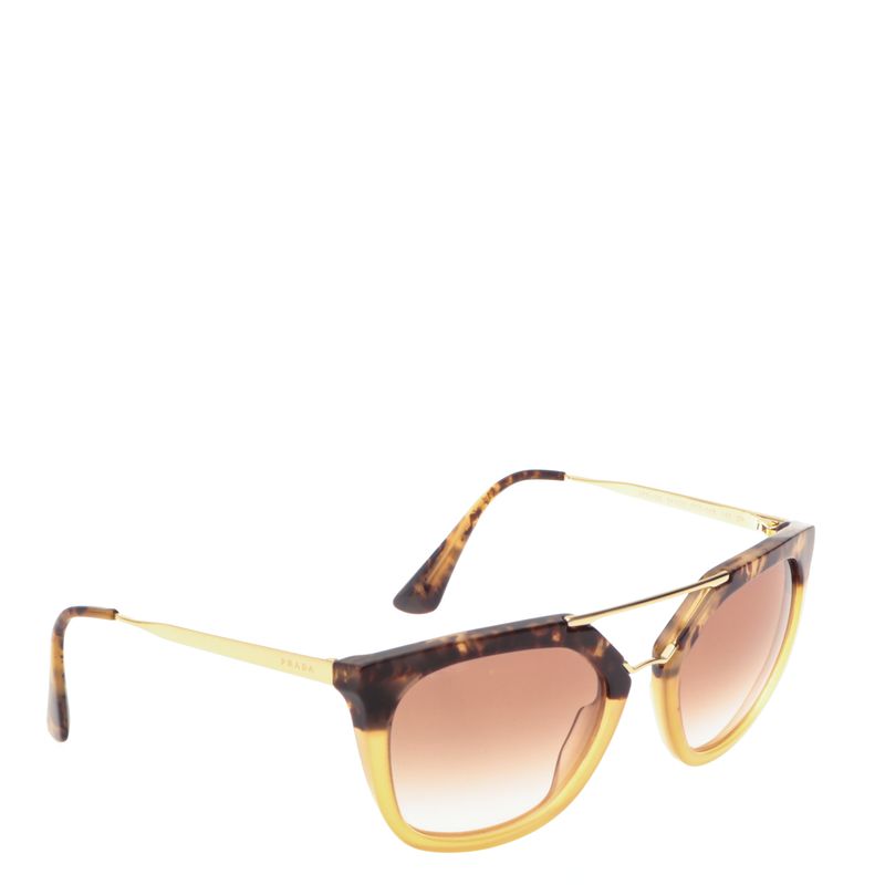 Oculos-Prada-SPR-13Q-Metal-Dourado-Acetato-Bege