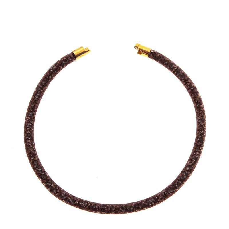 Pulseira-Swarovski-Stardust-Marrom