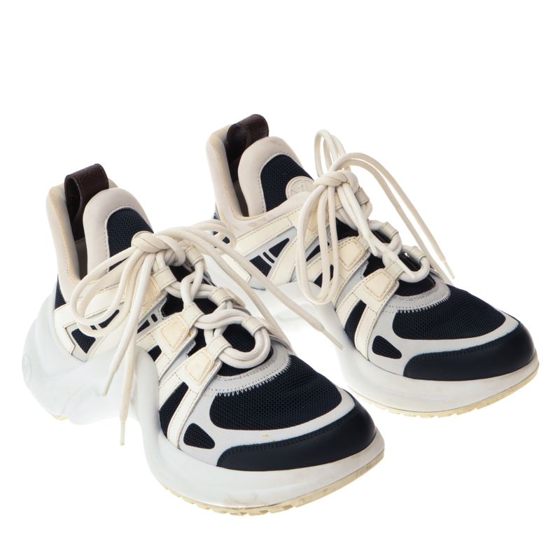 Tenis-Louis-Vuitton-LV-Archlight-Branco-e-Preto