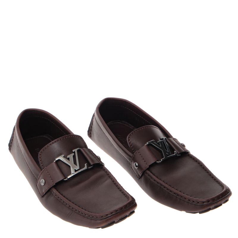 Mocassim-Louis-Vuitton-Couro-Marrom
