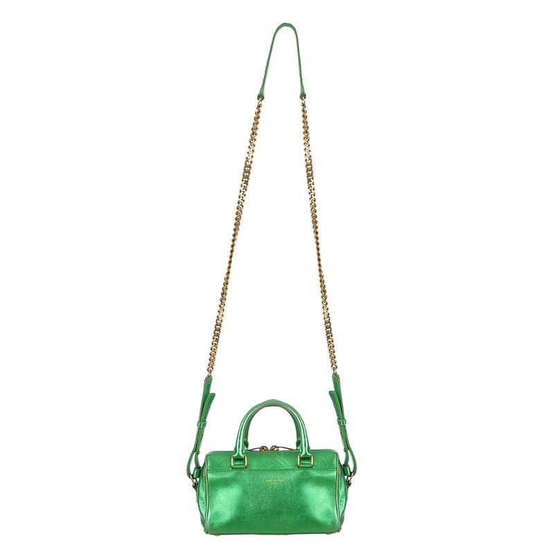 81408-Bolsa-Saint-Laurent-Duffle-Baby-Verde-Metalizado-2