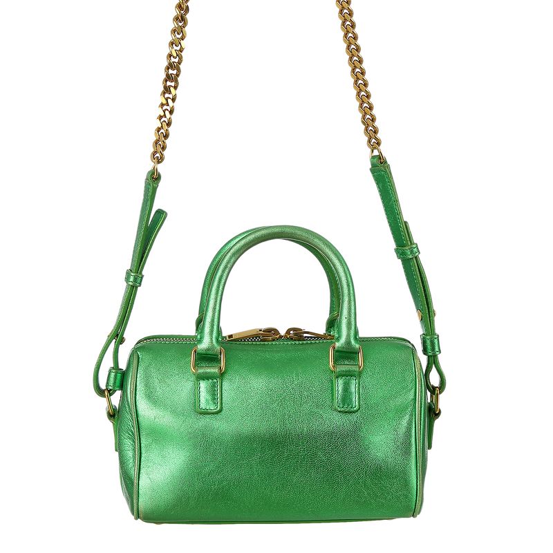 81408-Bolsa-Saint-Laurent-Duffle-Baby-Verde-Metalizado-4