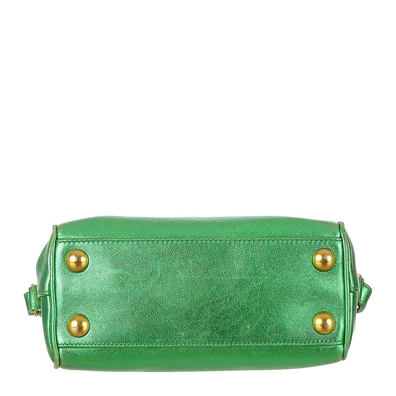 81408-Bolsa-Saint-Laurent-Duffle-Baby-Verde-Metalizado-6