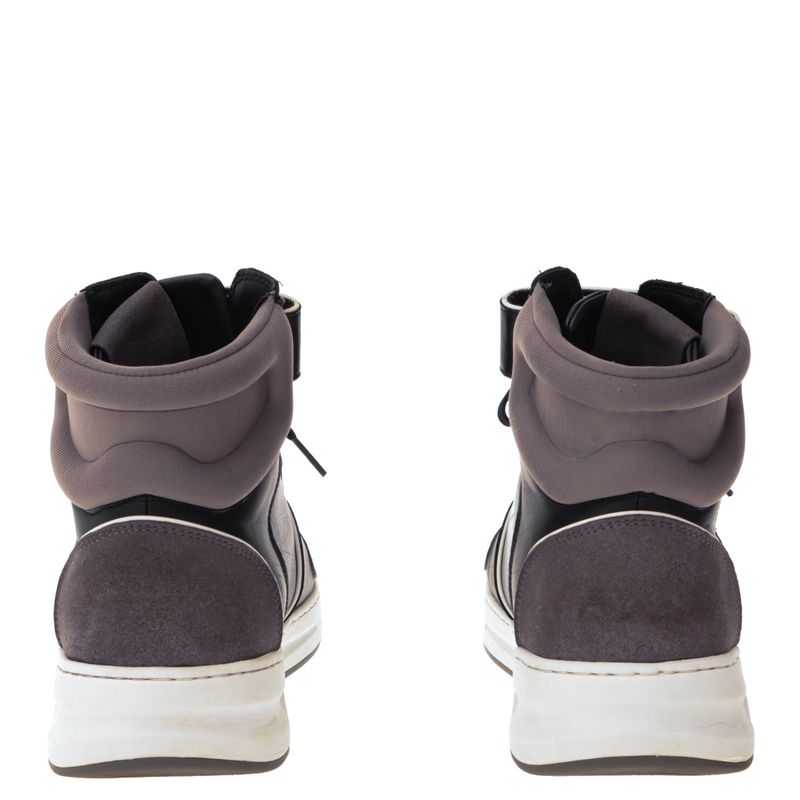 Tenis-Armani-Exchange-Cano-Alto-Preto-e-Cinza