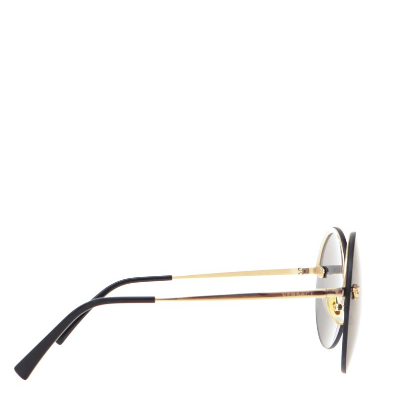 Oculos-Versace-Redondo-Preto-e-Dourado