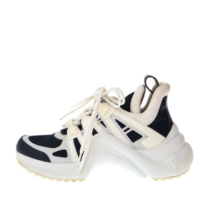 Tenis-Louis-Vuitton-LV-Archlight-Branco-e-Preto