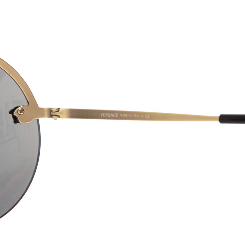 Oculos-Versace-Redondo-Preto-e-Dourado