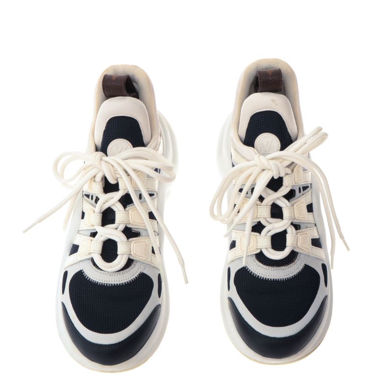 Tenis-Louis-Vuitton-LV-Archlight-Branco-e-Preto