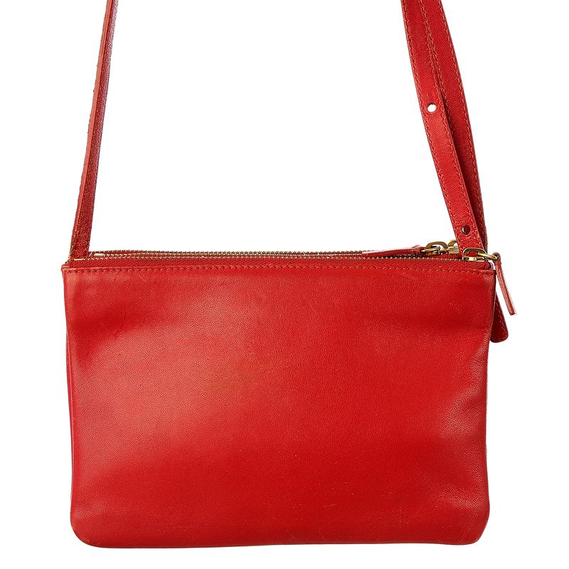 Bolsa-Celine-Trio-Couro-Vermelho