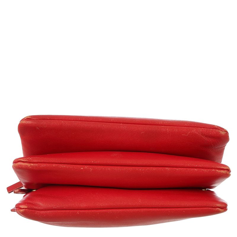 Bolsa-Celine-Trio-Couro-Vermelho
