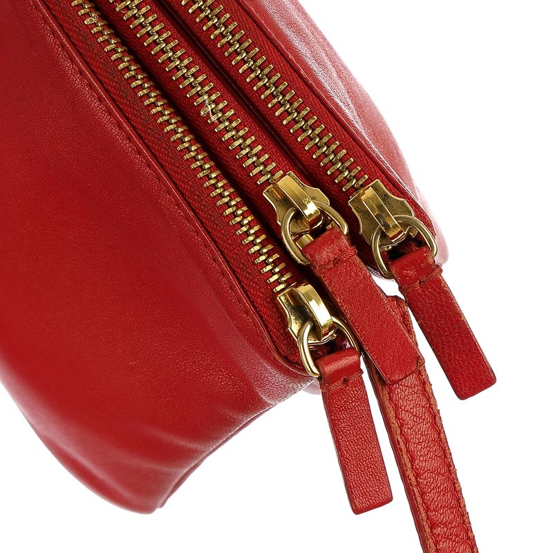 Bolsa-Celine-Trio-Couro-Vermelho