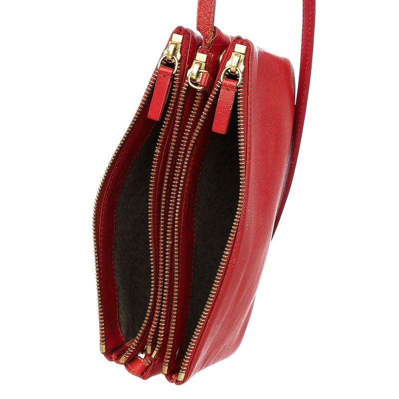Bolsa-Celine-Trio-Couro-Vermelho