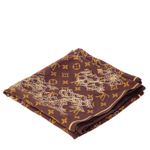 71116-Lenco-Louis-Vuitton-Monogram-Seda-Marrom-1
