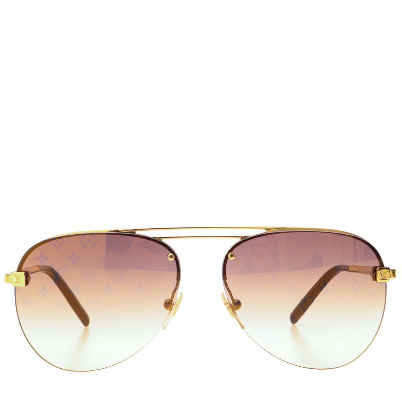 Oculos-Louis-Vuitton-Clockwise-Dourado