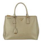 Bolsa-Prada-Double-Zip-Galleria-Saffiano-Cinza