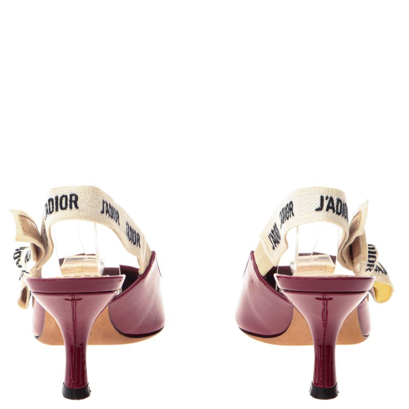 Slingback-Christian-Dior-J-adior-Vinho