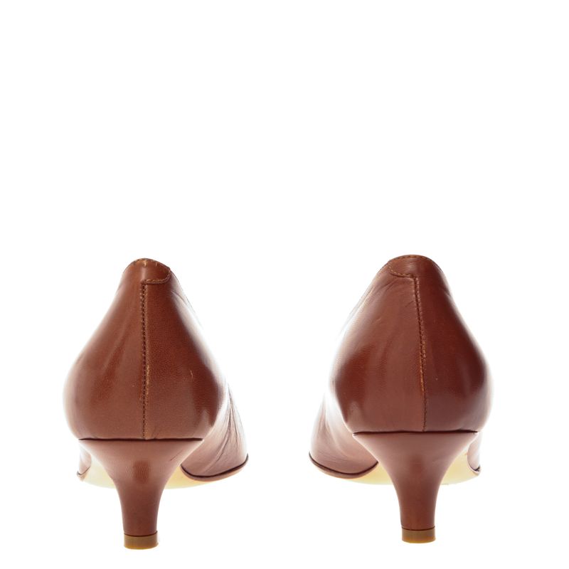 Sapato-de-Salto-Bruno-Magli-Couro-Caramelo