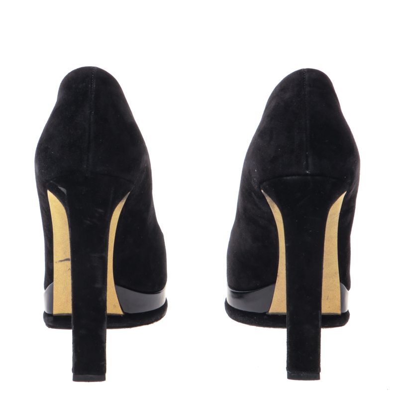 Pump-Chanel-Couro-e-Camurca-Preto