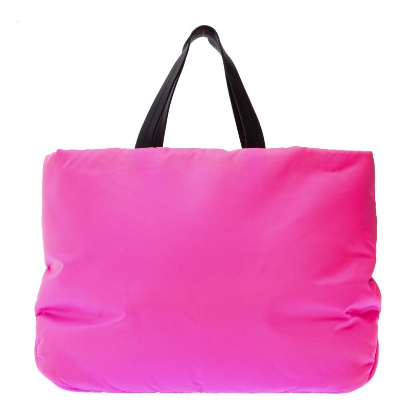 Bolsa-Prada-Tote-Nylon-Acolchoado-Rosa-Neon